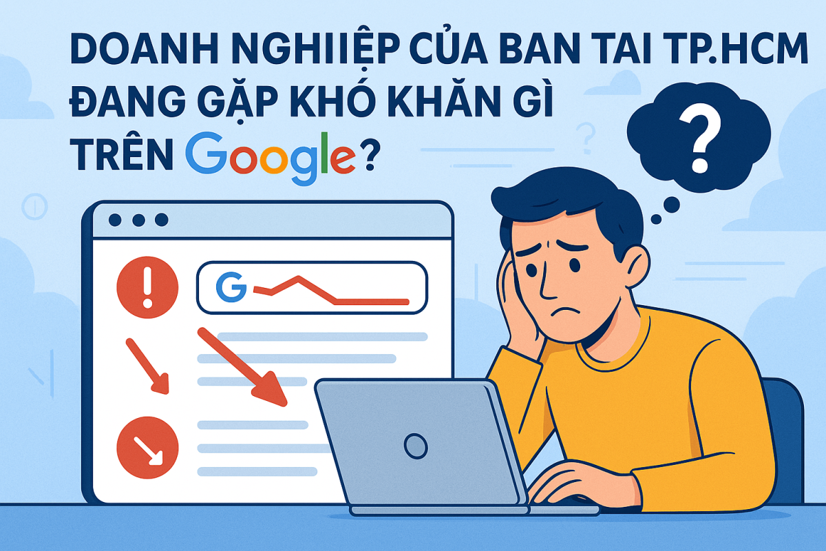 Doanh Nghiệp Của Bạn Tại TP.HCM Đang Gặp Khó Khăn Gì Trên Google?