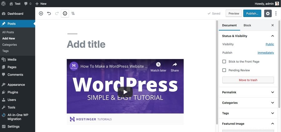Cách dễ nhất để nhúng video vào WordPress
