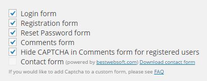 Các plugin để thêm CAPTCHA vào trang web WordPress