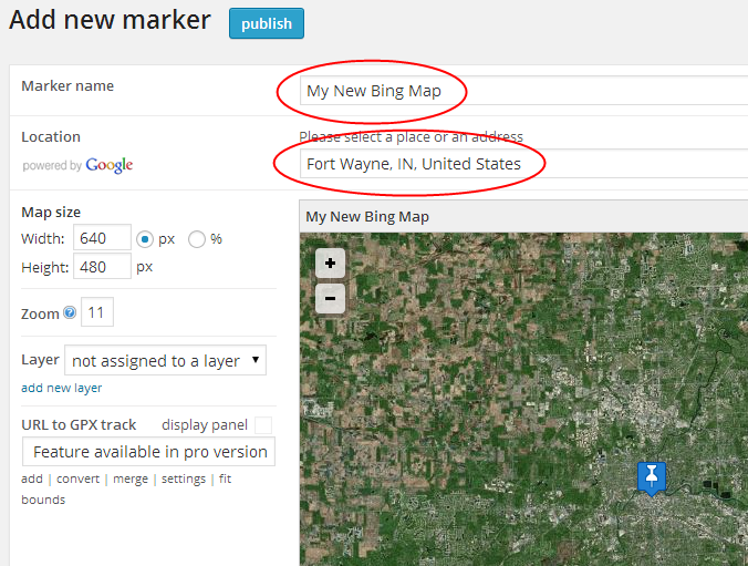 Cách thêm Bản đồ Bing vào WordPress bằng Plugin