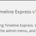 Thêm dòng thời gian sự kiện trong WordPress