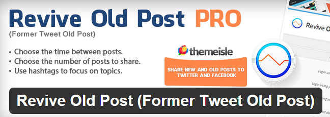 Sử dụng Plugin WordPress Revive Old Posts