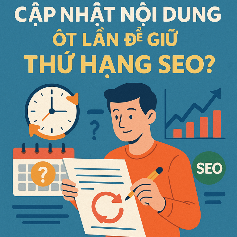 Bao Lâu Phải Cập Nhật Nội Dung Một Lần Để Giữ Thứ Hạng SEO?