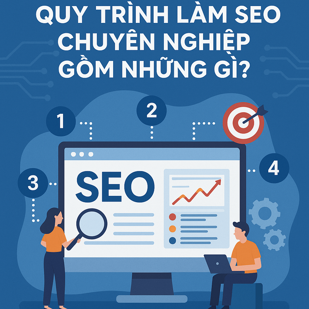 Sơ đồ quy trình SEO chuyên nghiệp từ mục tiêu đến đo lường