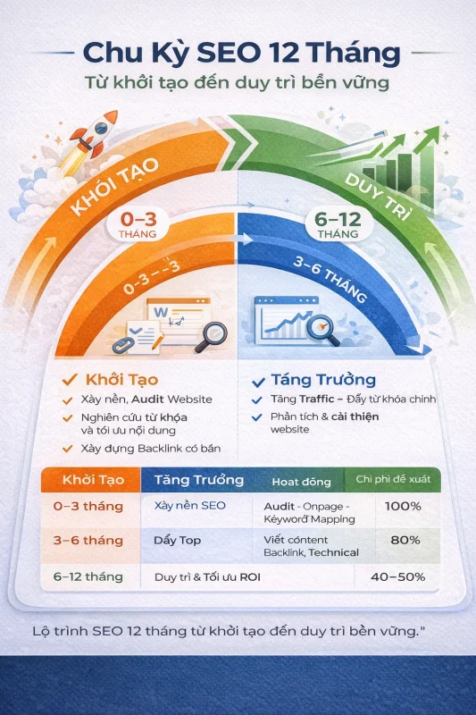 chu kỳ seo 12 tháng