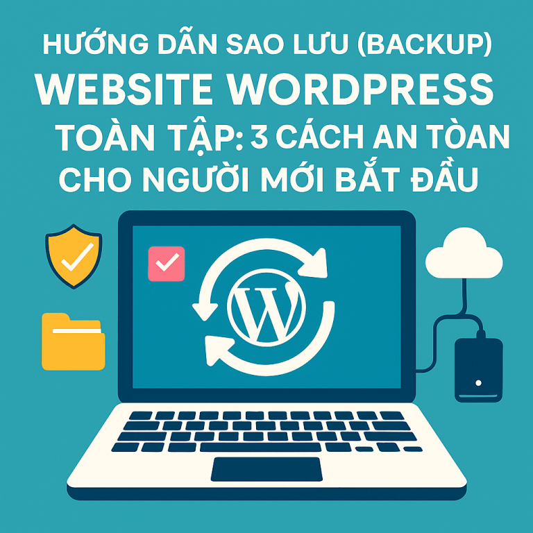 Hướng Dẫn Sao Lưu (Backup) Website WordPress Toàn Tập: 3 Cách An Toàn Cho Người Mới Bắt Đầu