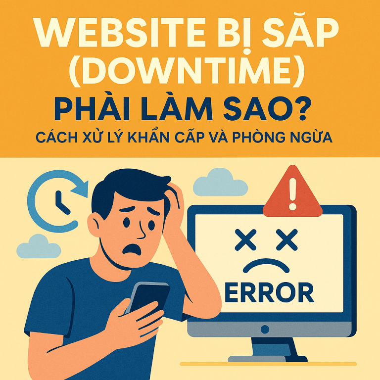 Website Bị Sập (Downtime) Phải Làm Sao? Cách Xử Lý Khẩn Cấp và Phòng Ngừa