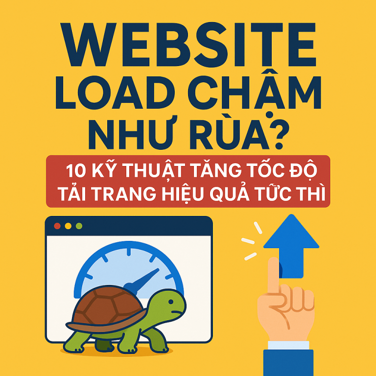 Website Load Chậm Như Rùa? 10 Kỹ Thuật Tăng Tốc Độ Tải Trang Hiệu Quả Tức Thì