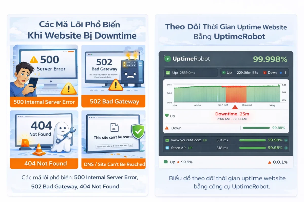 Mã lỗi phổ biến