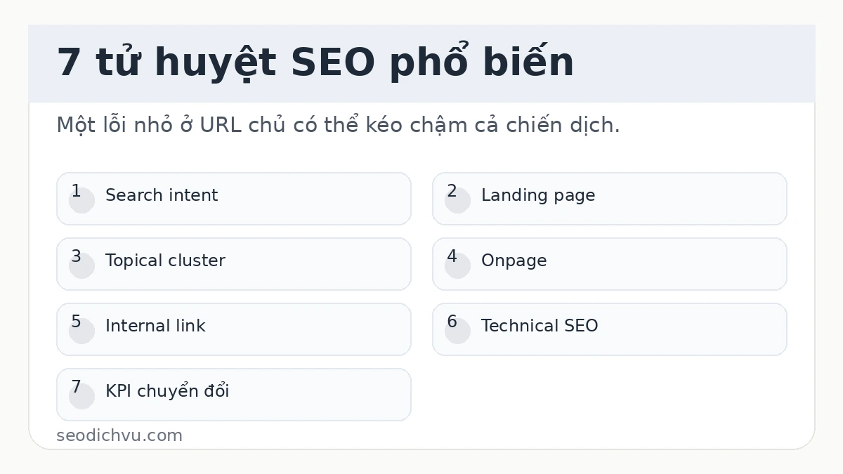 7 điểm cần kiểm tra khi website chưa cạnh tranh được với đối thủ