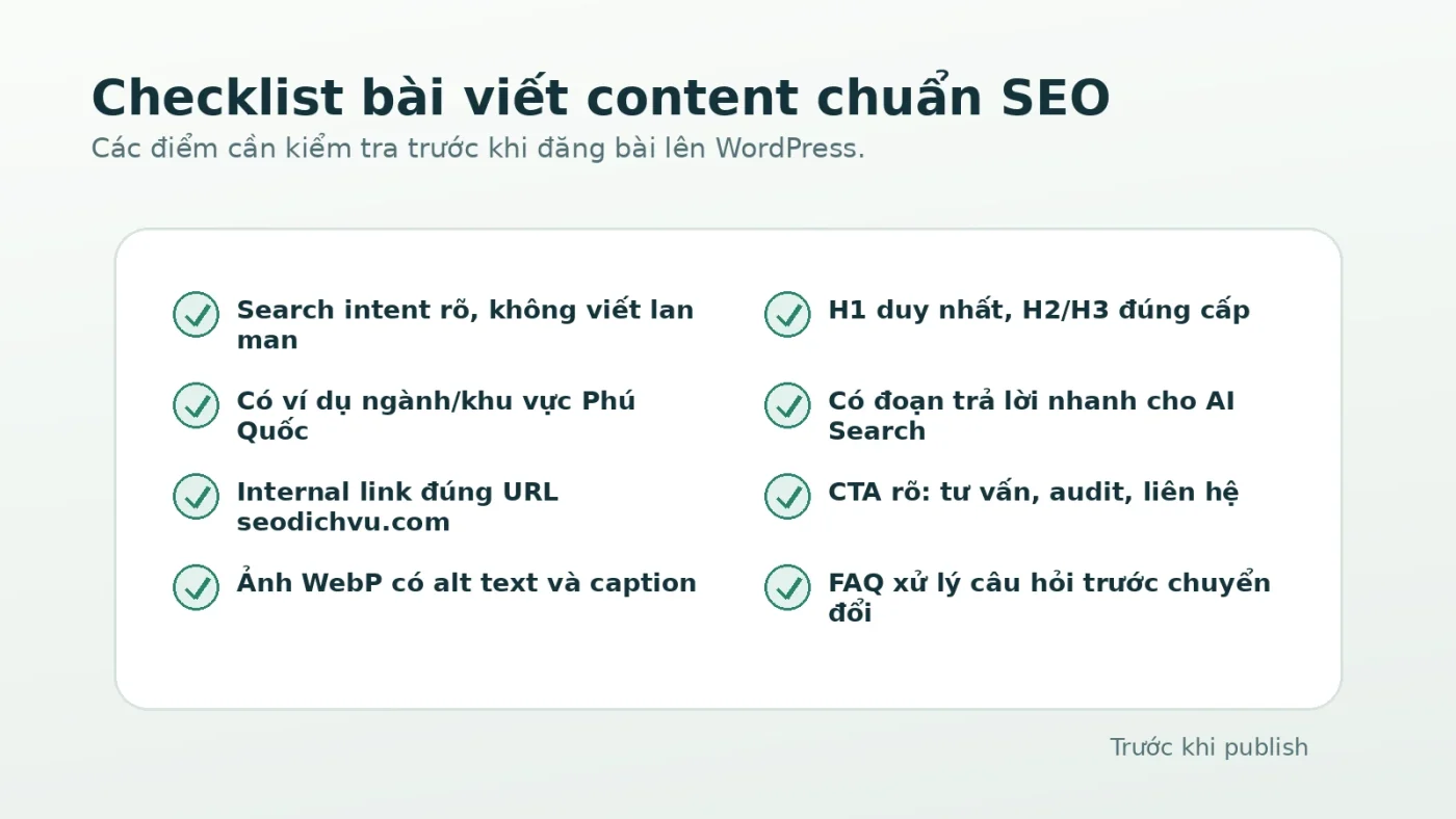 Content SEO với search intent, URL owner và topic cluster