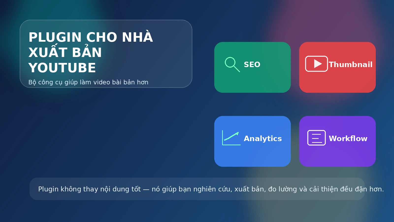 Công cụ hỗ trợ nghiên cứu tối ưu và xuất bản video YouTube